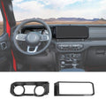 For 2024+ Jeep Wrangler JL/Gladiator JT 2x Dashboard Trim + Navigation Panel Cover Kit