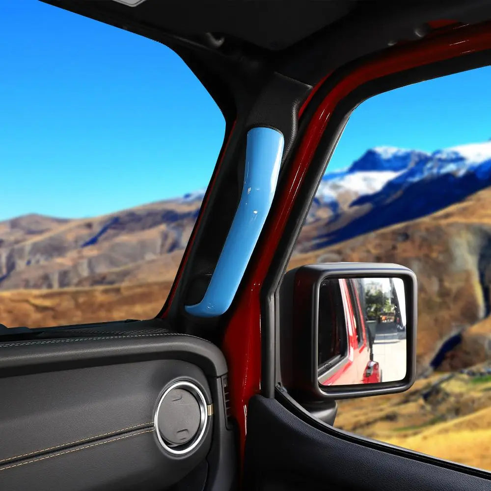 For 2024+ Jeep Wrangler JL/Gladiator JT A&B Pillar Grab Handles Cover Trim
