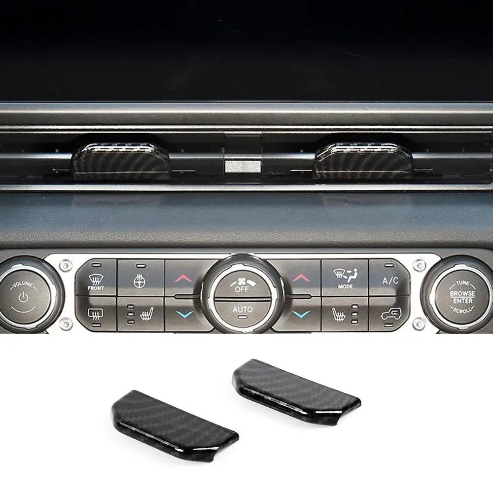 For 2024+ Jeep Wrangler JL/Gladiator JT Central Air Vent Outlet Adjust Cover Trim Decors