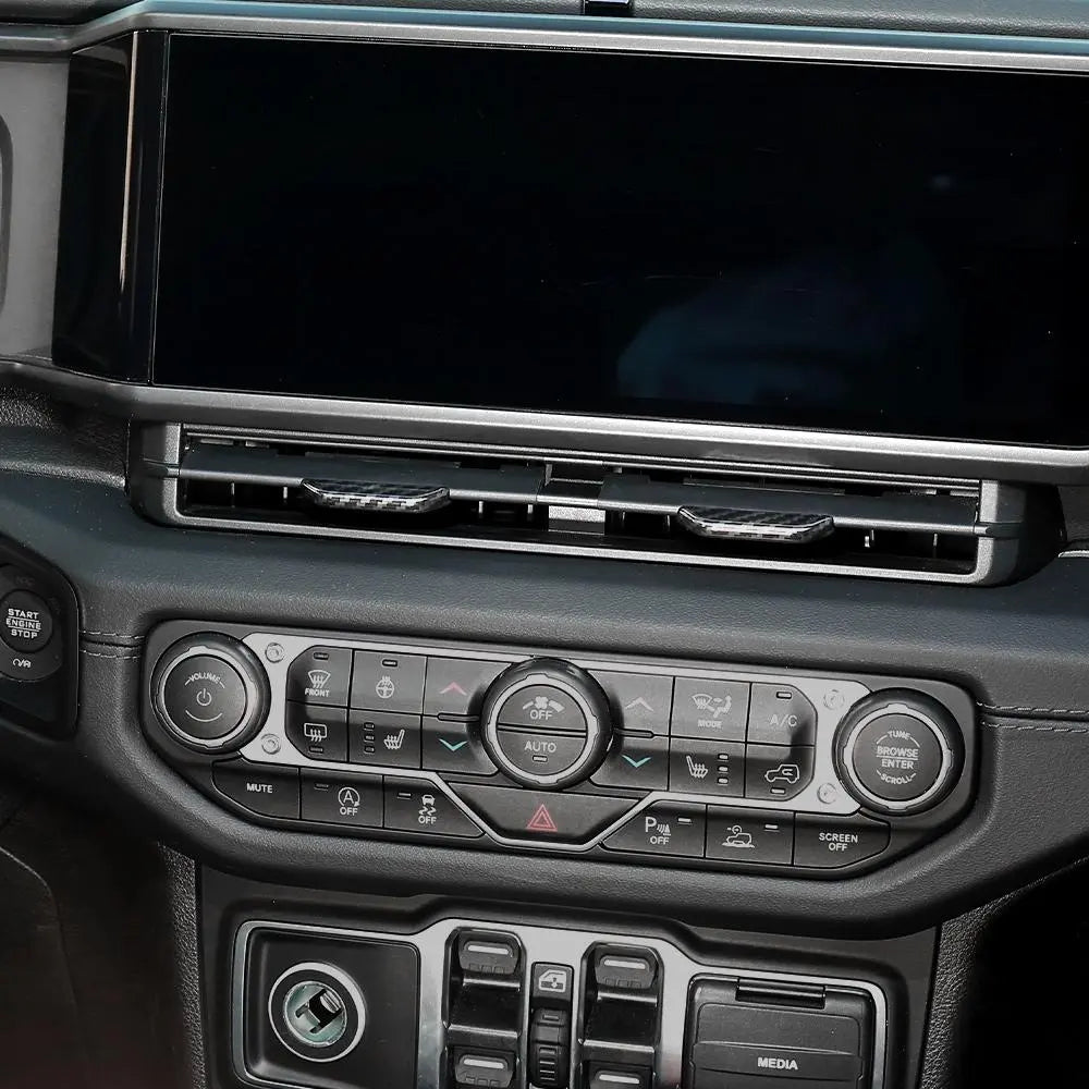 For 2024+ Jeep Wrangler JL/Gladiator JT Central Air Vent Outlet Adjust Cover Trim Decors