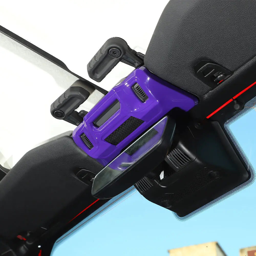 For 2024+ Jeep Wrangler JL/ Gladiator JT Inner Rearview Mirror Base Panel Cover Trim