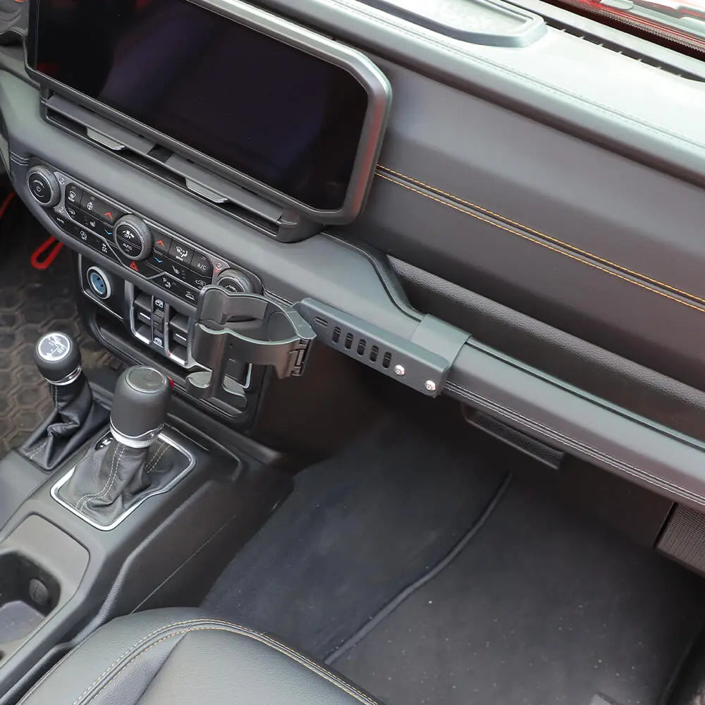 For 2024+ Jeep Wrangler JL/Gladiator JT Multi-Function Drink Cup Phone Holder Stand Bracket