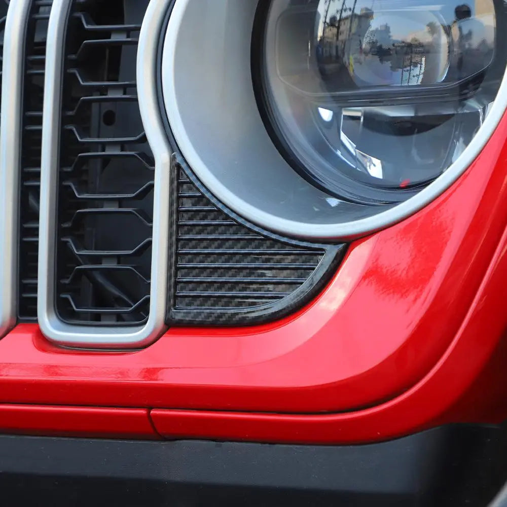 For 2024+ Jeep Wrangler JL/Gladiator JT Side Triangle Grill Trim Covers