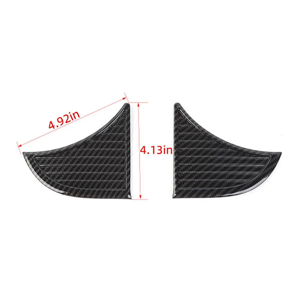 For 2024+ Jeep Wrangler JL/Gladiator JT Side Triangle Grill Trim Covers