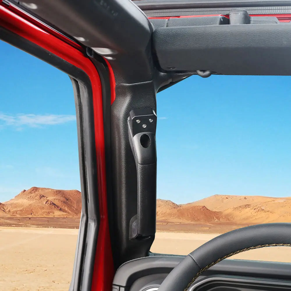 For 2024+ Jeep Wrangler JL & Gladiator JT A-Pillar Grab Bar Base Mount Solution