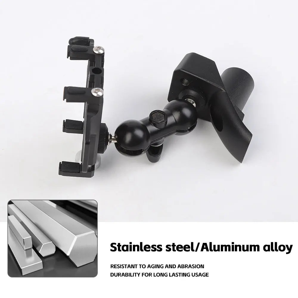 For 2024+ Jeep Wrangler JL & Gladiator JT A-Pillar Grab-Handle Phone Holder Mount Stand