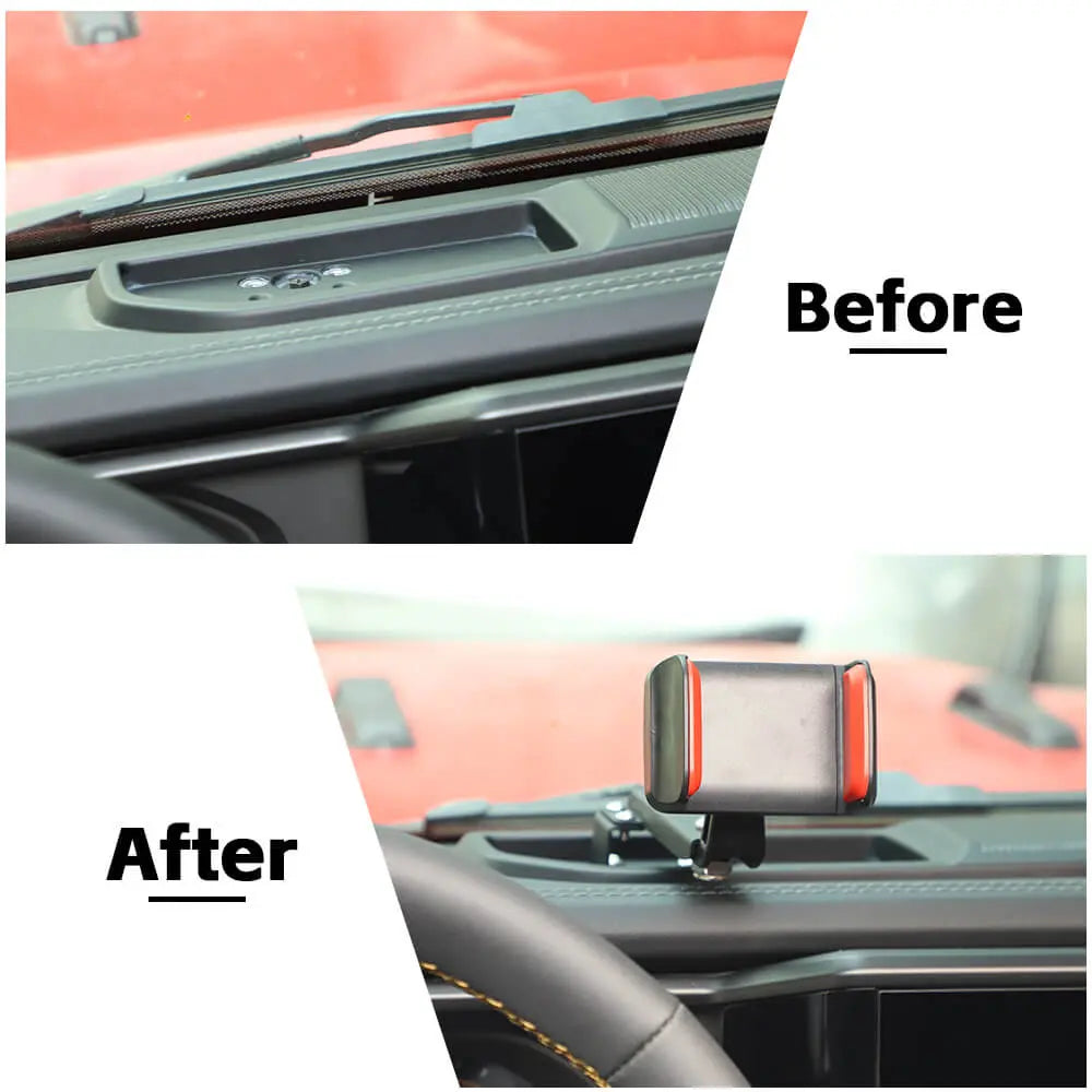 For 2024+ Jeep Wrangler JL & Gladiator JT Car Center Console Cell Phone Holder Stand