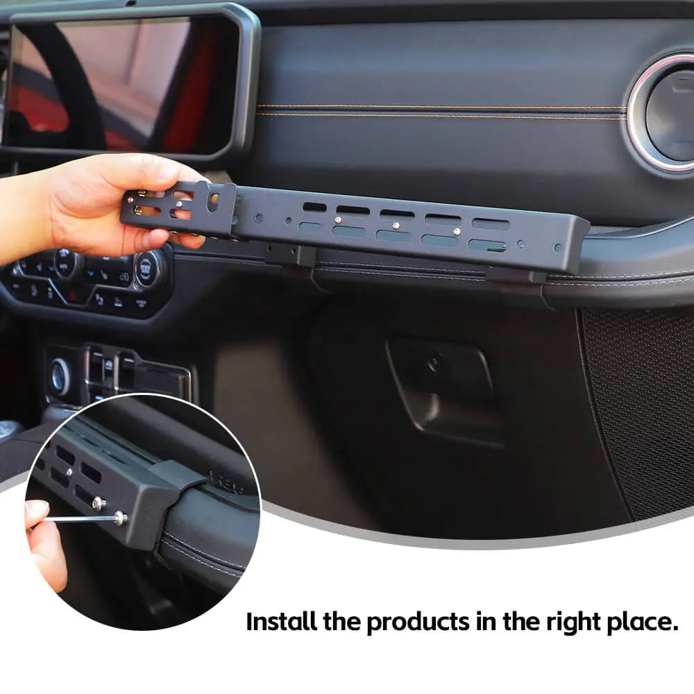 For 2024+ Jeep Wrangler JL & Gladiator JT Co-pilot Handle Extension Cell Phone Holder