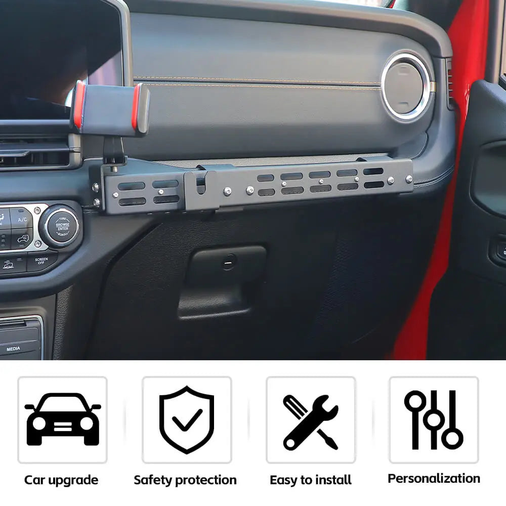 For 2024+ Jeep Wrangler JL & Gladiator JT Co-pilot Handle Extension Cell Phone Holder