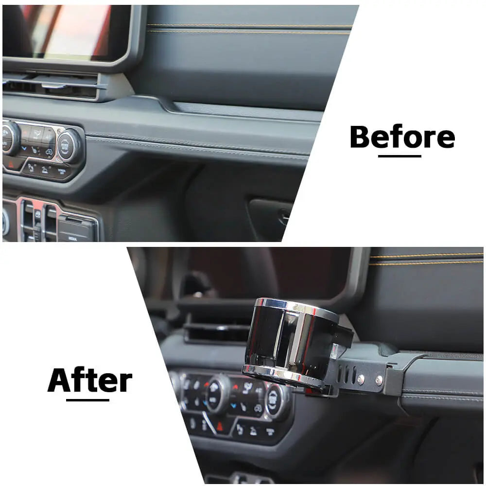 For 2024+ Jeep Wrangler JL & Gladiator JT Co-pilot Handle Water Cup Holder Stand Bracket