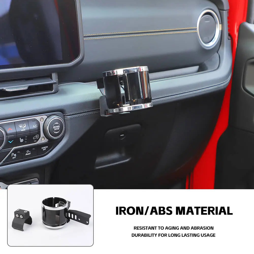 For 2024+ Jeep Wrangler JL & Gladiator JT Co-pilot Handle Water Cup Holder Stand Bracket