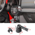 For 2024+ Jeep Wrangler JL & Gladiator JT Co-pilot Handlebar Water Cup Holder Mount Bracker