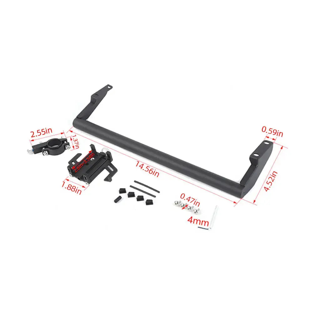 For 2024+ Jeep Wrangler JL & Gladiator JT Dashboard Mobile Phone Holder Rod Bracket