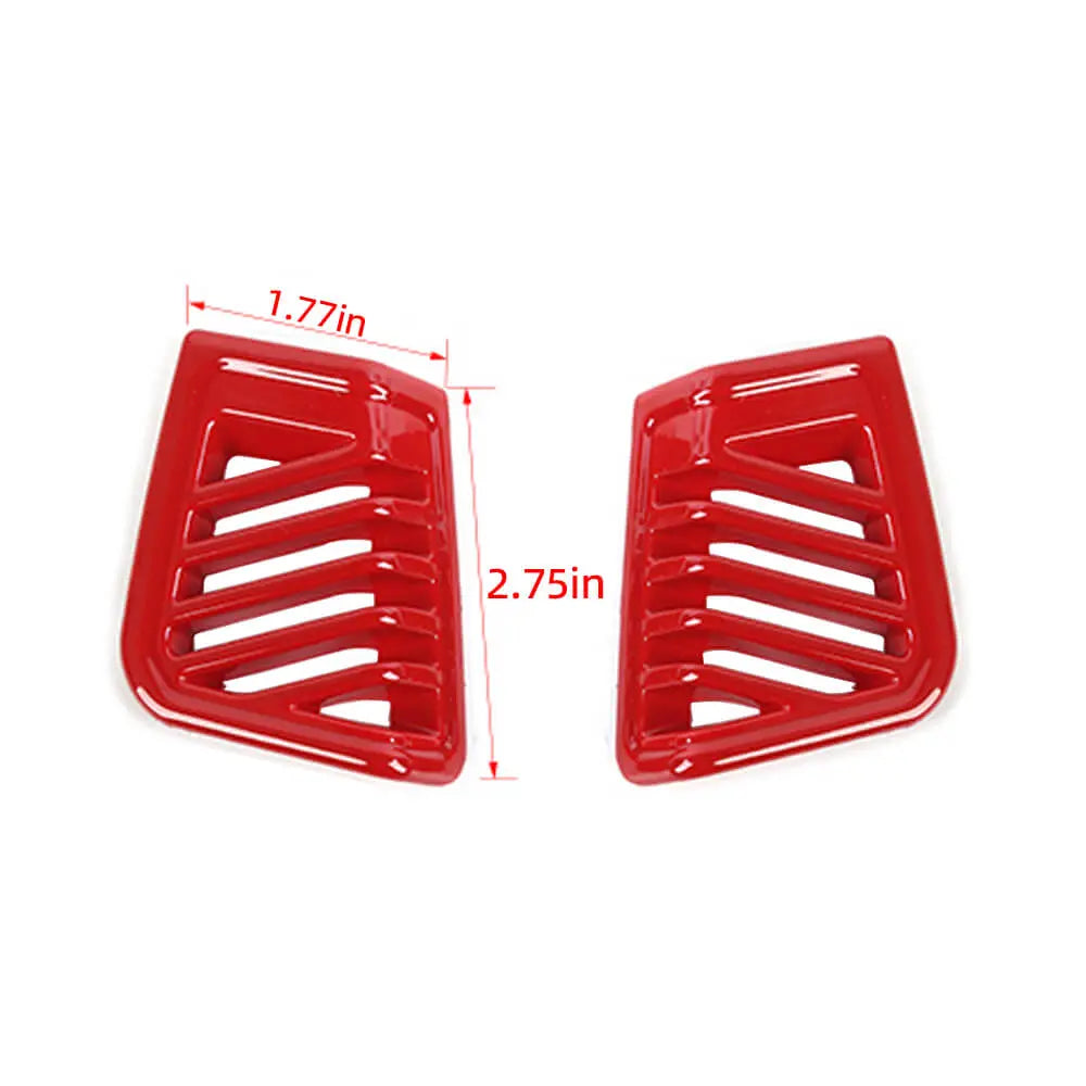 For 2024+ Jeep Wrangler JL & Gladiator JT Dashboard Panel Both Side Air Vent Outlet Cover Trim