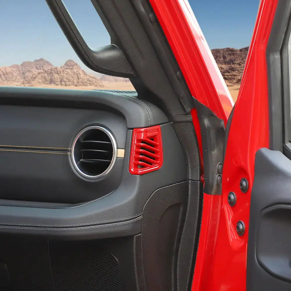For 2024+ Jeep Wrangler JL & Gladiator JT Dashboard Panel Both Side Air Vent Outlet Cover Trim