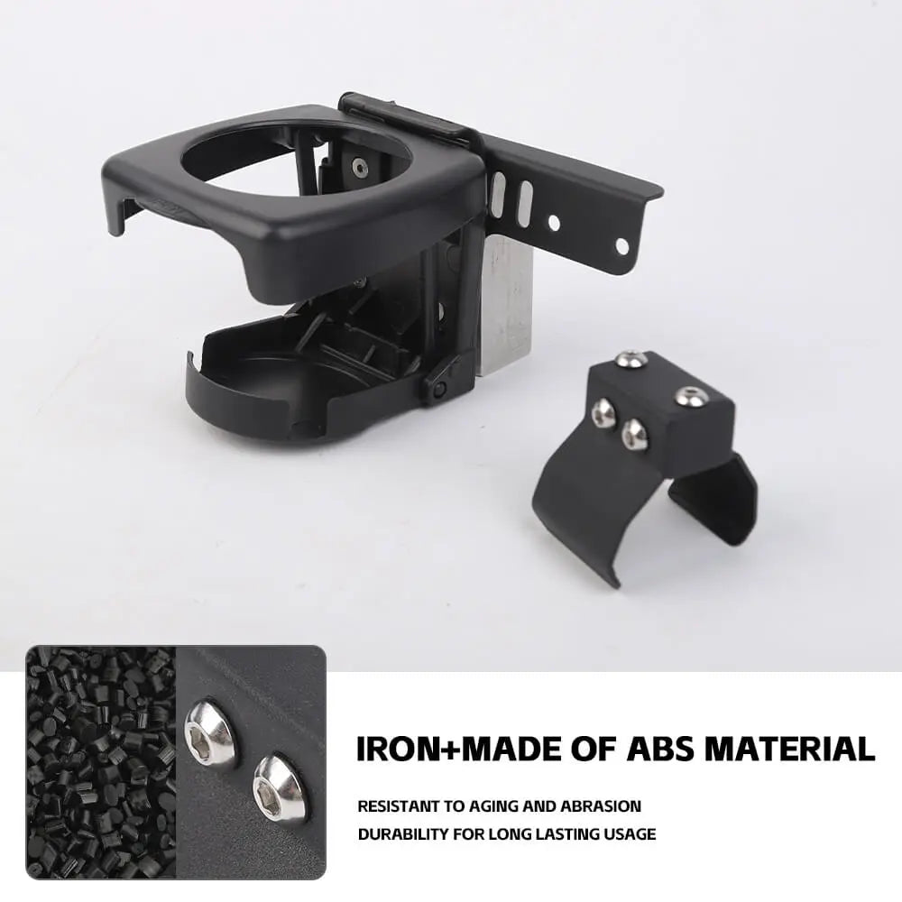 For 2024+ Jeep Wrangler JL & Gladiator JT Drink Cup Holder Stand Bracket Organizer Mount