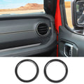 For 2024+ Jeep Wrangler JL & Gladiator JT Instrument Panel Dashboard Air Conditioning Vent Trim Ring 2PCS Style A