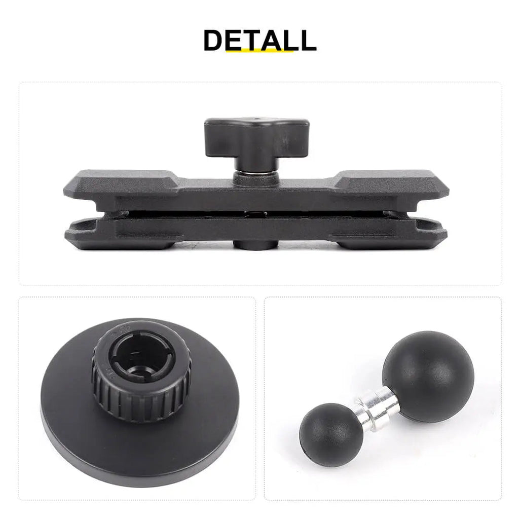 For 2024+ Jeep Wrangler JL & Gladiator JT Interior Center Console Phone Mount Magnetic Phone Holder