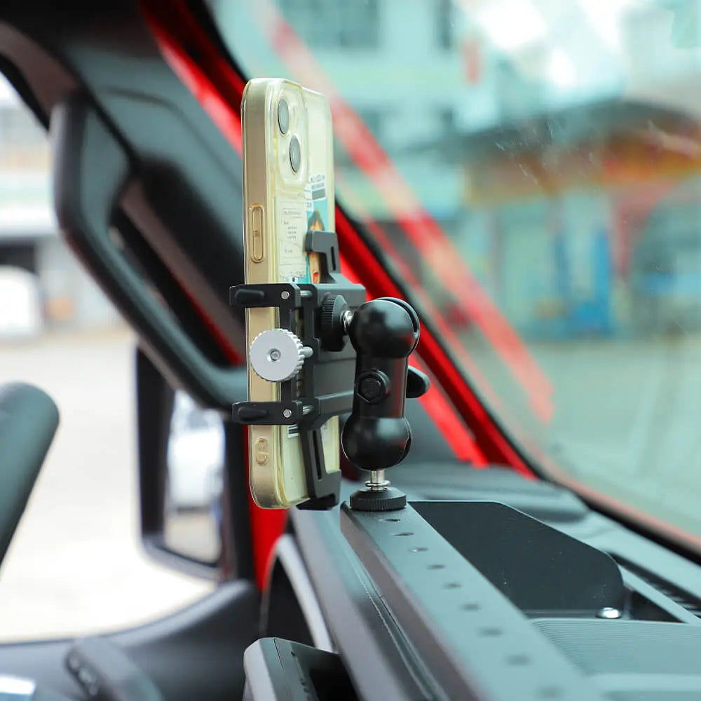 For 2024+ Jeep Wrangler JL & Gladiator JT Metal Dash Phone Holder Mount Stand