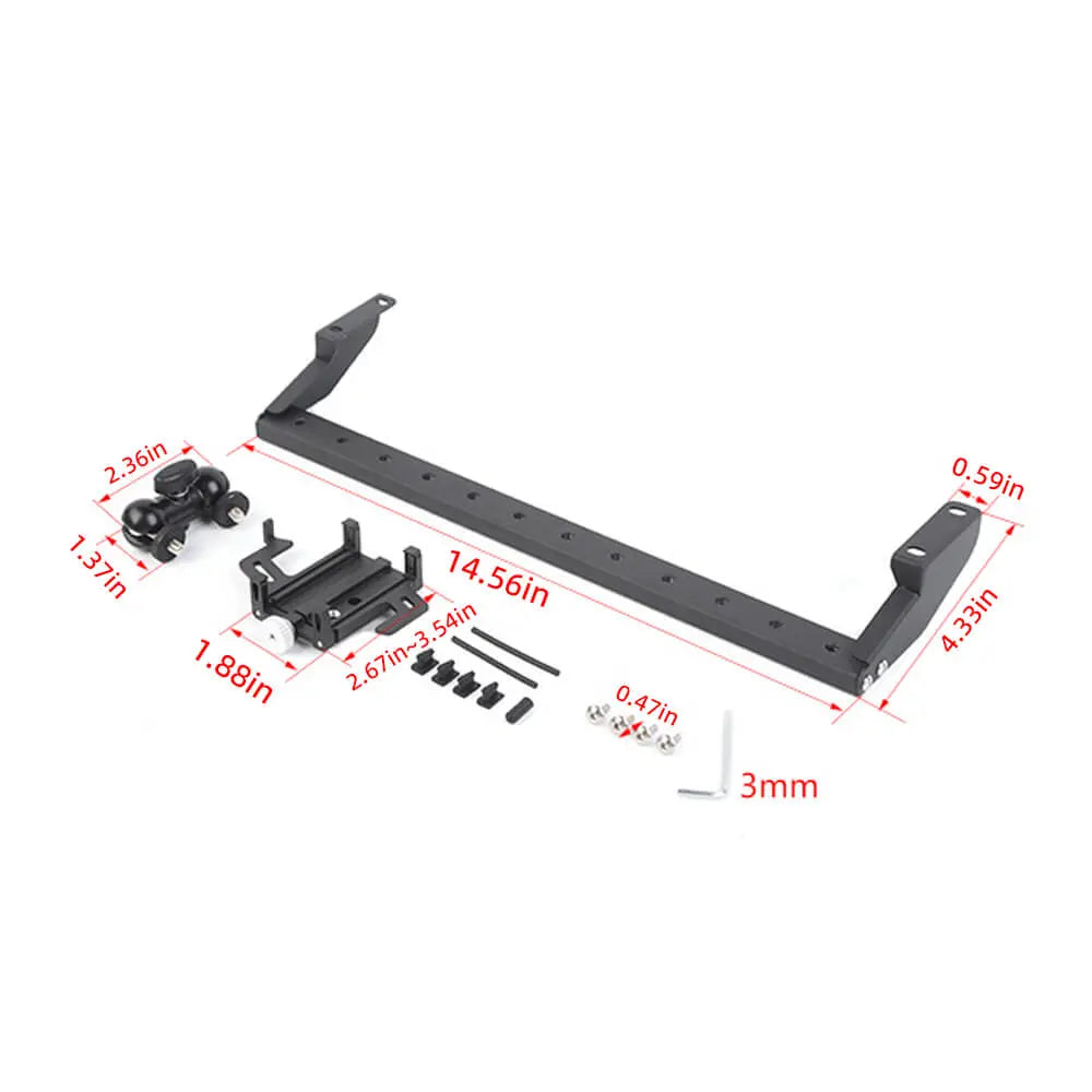 For 2024+ Jeep Wrangler JL & Gladiator JT Metal Dash Phone Holder Mount Stand