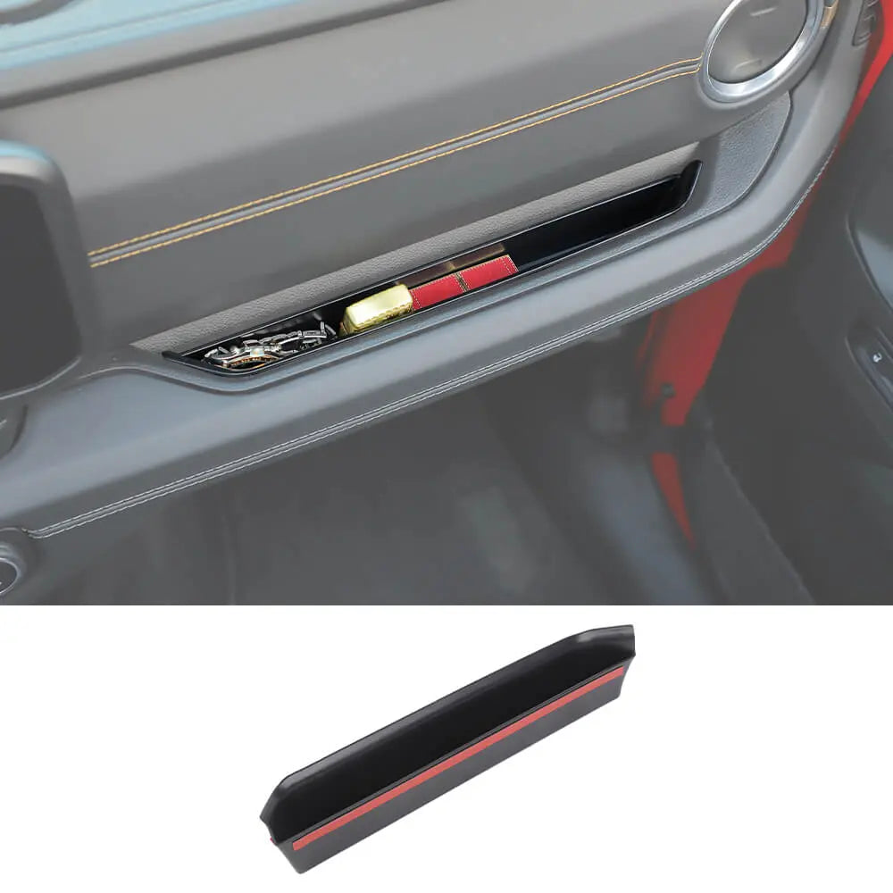 For 2024+ Jeep Wrangler JL & Gladiator JT Organizer Co-Pilot Grab Bar Storage Box Handle Insert Tray