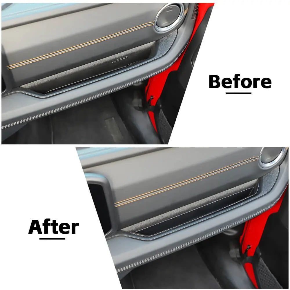 For 2024+ Jeep Wrangler JL & Gladiator JT Organizer Co-Pilot Grab Bar Storage Box Handle Insert Tray