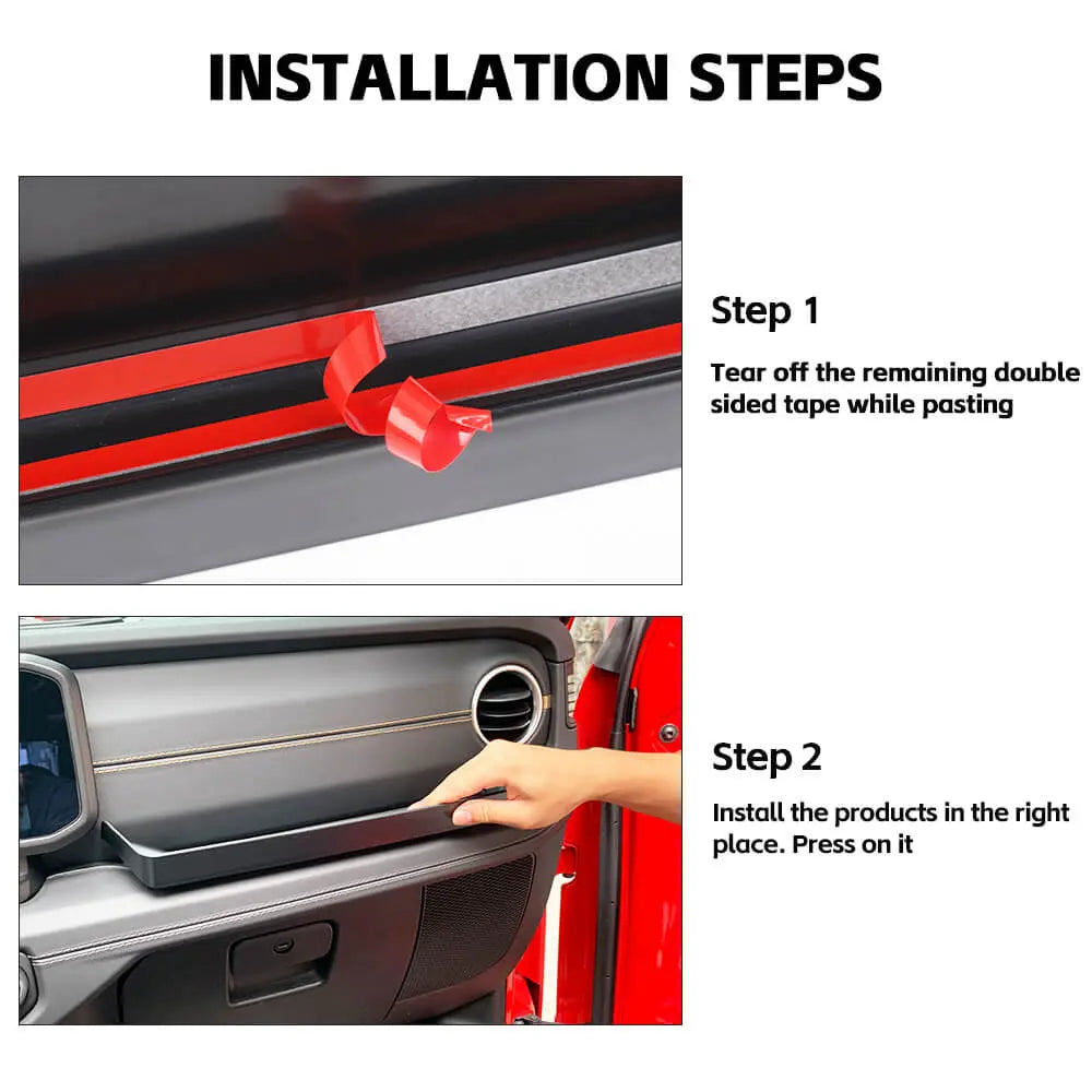 For 2024+ Jeep Wrangler JL & Gladiator JT Passenger Handle Organizer Co-Pilot Grab Bar Storage Box