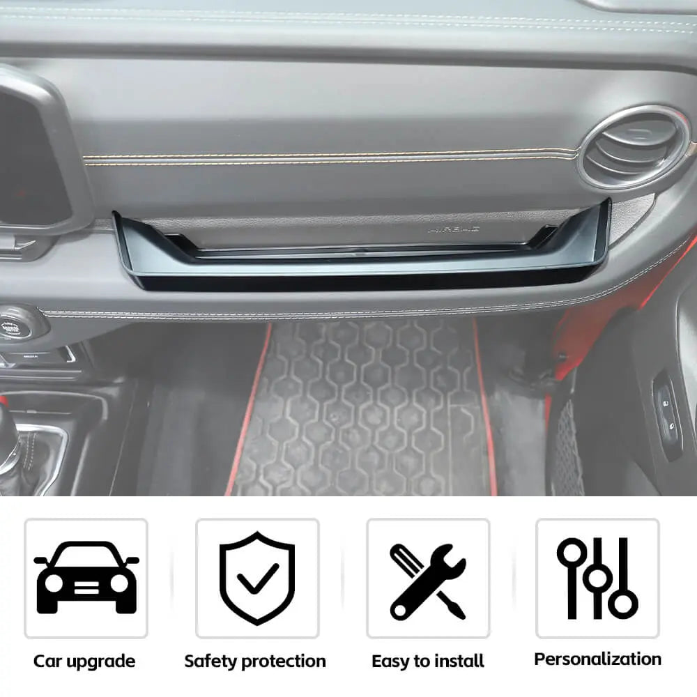 For 2024+ Jeep Wrangler JL & Gladiator JT Passenger Handle Organizer Co-Pilot Grab Bar Storage Box