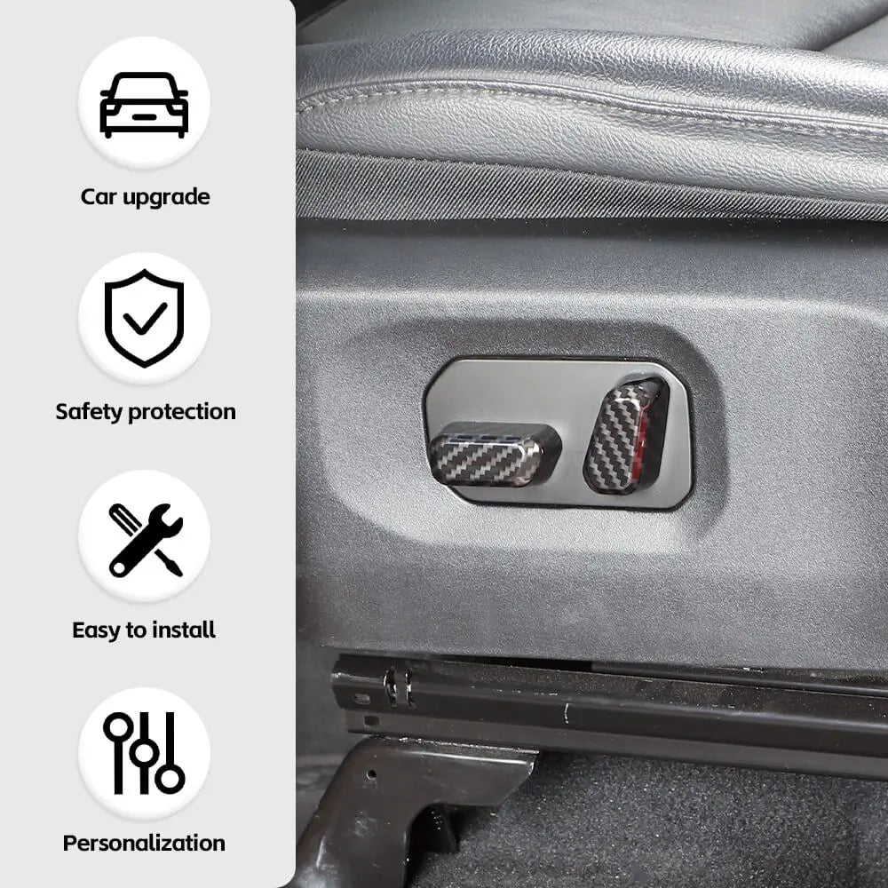 For 2024+ Jeep Wrangler JL & Gladiator JT Power Seat Adjustment Switch Trim Cover