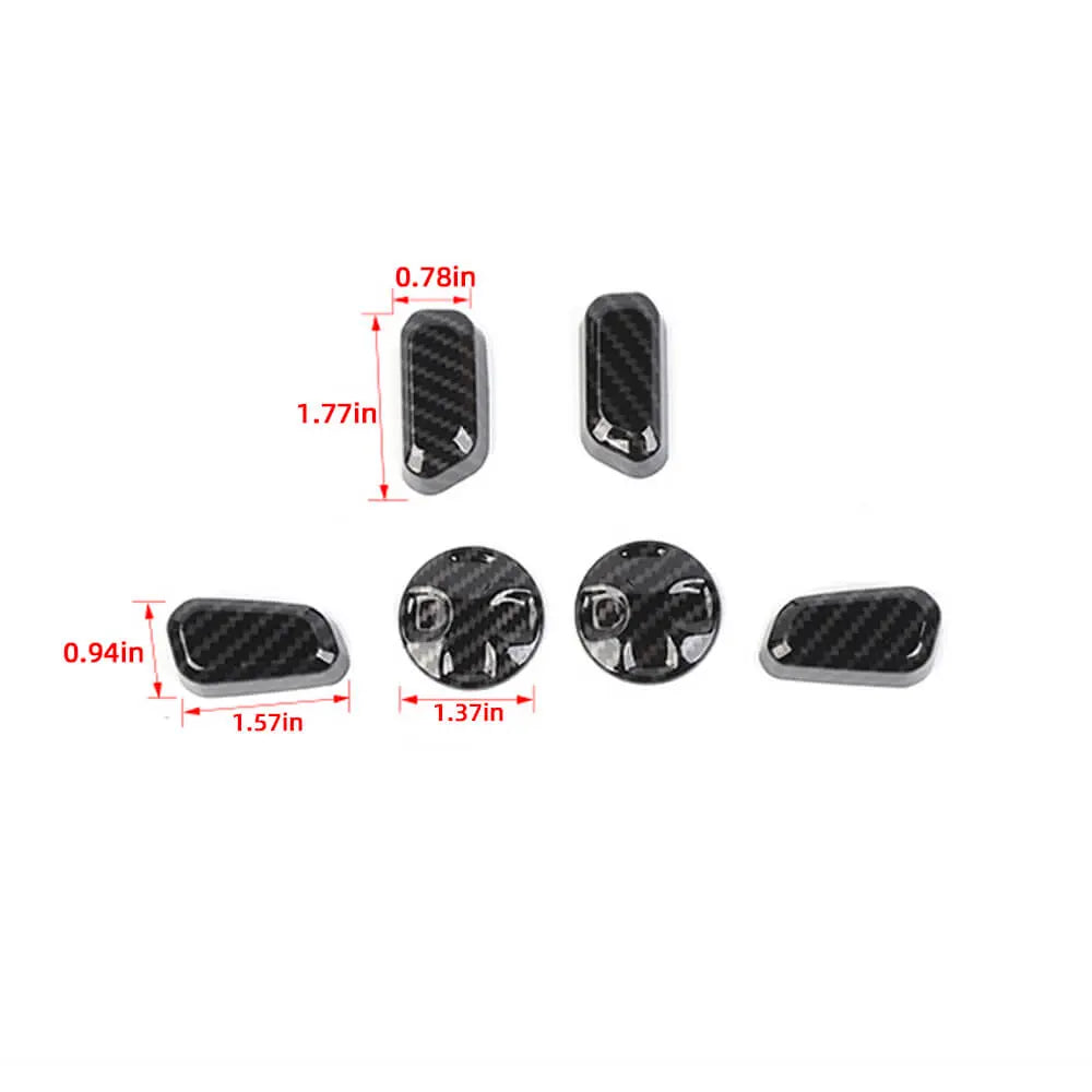 For 2024+ Jeep Wrangler JL & Gladiator JT Power Seat Adjustment Switch Trim Cover