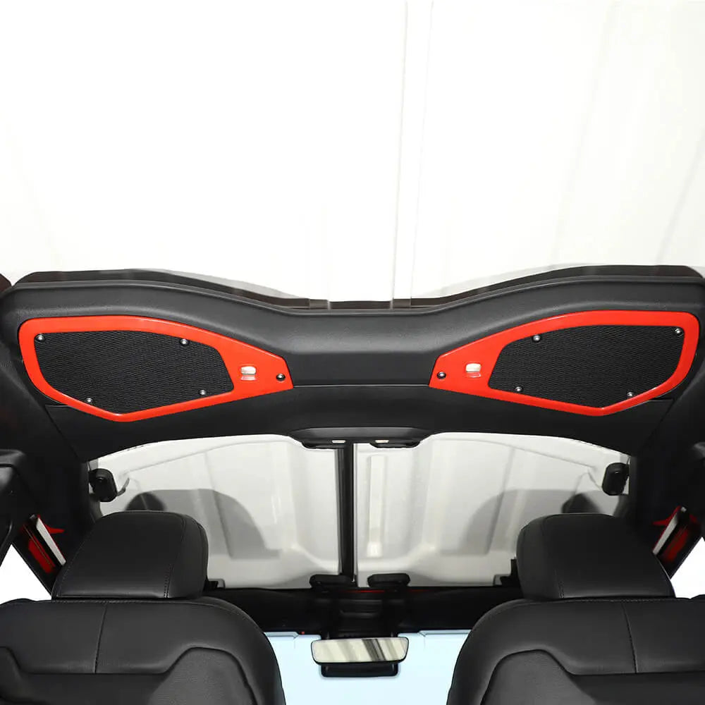 For 2024+ Jeep Wrangler JL & Gladiator JT Top Roof Speaker Stereo Cover Trim Ring