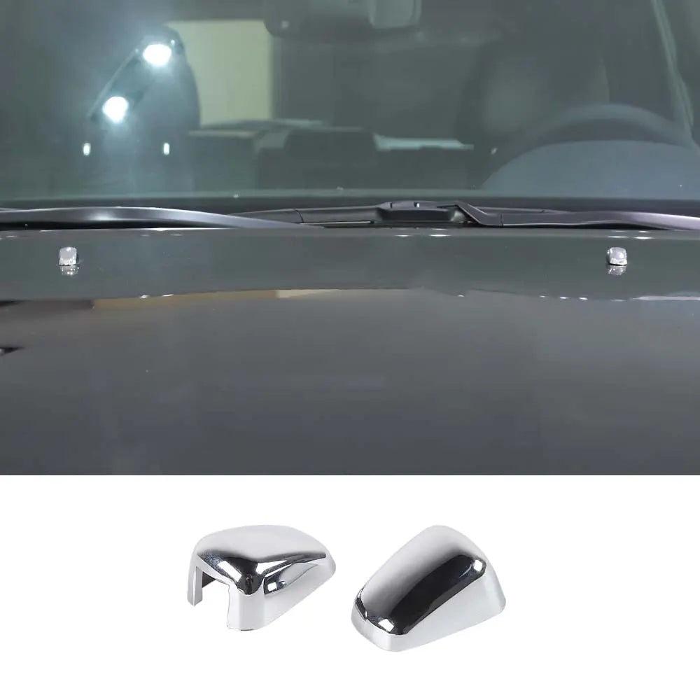 For Jeep 2011-2021 Grand Cherokee/ 14+ Cherokee/ 08+ Compass/ 11-15 Patriot Wiper Water Spray Nozzle Cover Trim