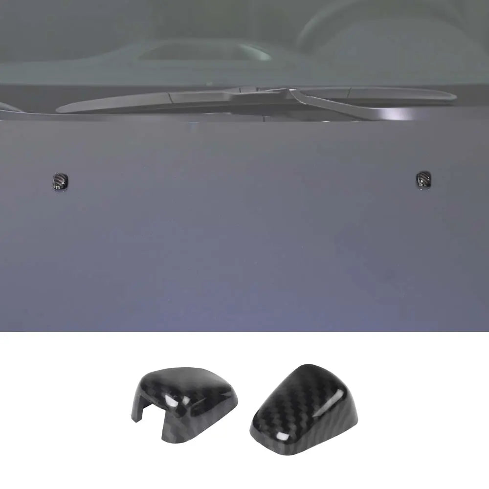 For Jeep 2011-2021 Grand Cherokee/ 14+ Cherokee/ 08+ Compass/ 11-15 Patriot Wiper Water Spray Nozzle Cover Trim