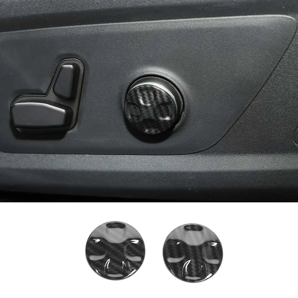 For Jeep 2011-2021 Grand Cherokee/ 2014+ Cherokee Seat Lumbar Support Adjust Button Cover Trim