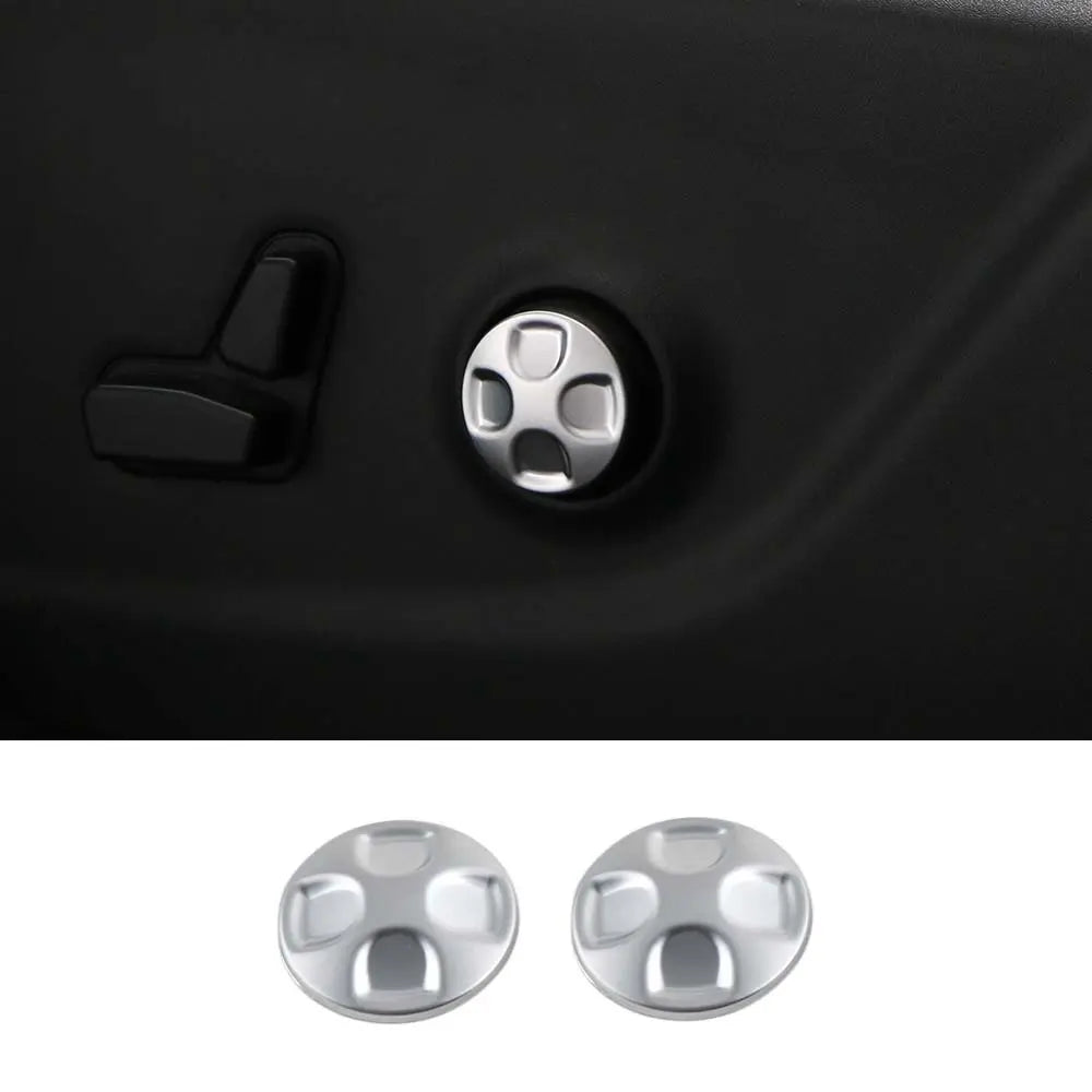 For Jeep 2011-2021 Grand Cherokee/ 2014+ Cherokee Seat Lumbar Support Adjust Button Cover Trim