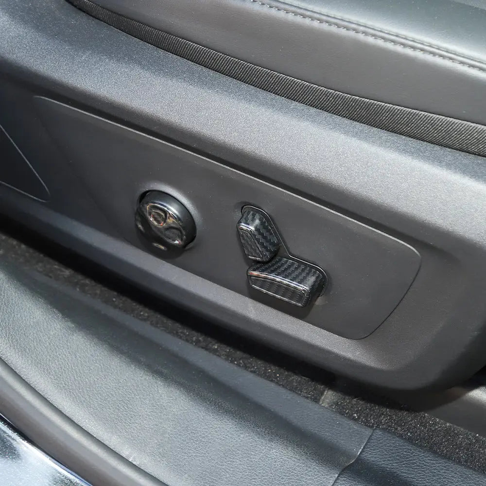 For Jeep 2011-2021 Grand Cherokee WK2 / 2014+ Cherokee 6 PCS Seat Adjustment Button Switch Cover Trim