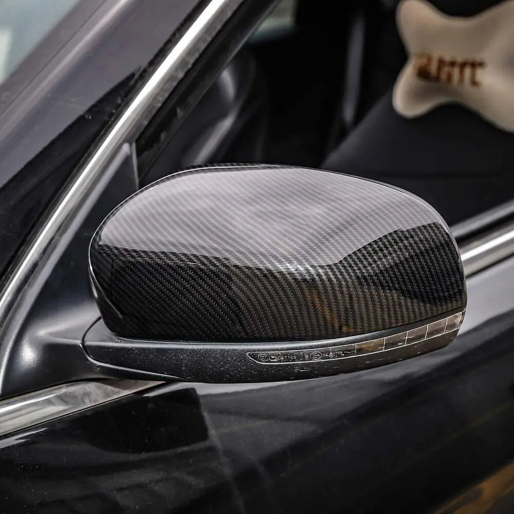 For Jeep 2014+ Cherokee & 2017+ Compass Side Mirrors Cover Rearview Mirrors Trim