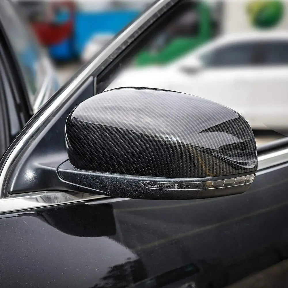 For Jeep 2014+ Cherokee & 2017+ Compass Side Mirrors Cover Rearview Mirrors Trim