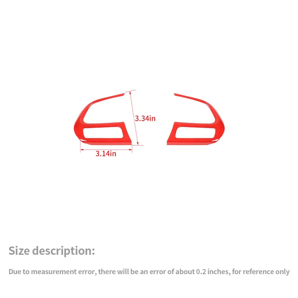 For Jeep 2015+ Renegade/ 2017-2021 Compass Steering Wheel Button Cover Trim Accessories