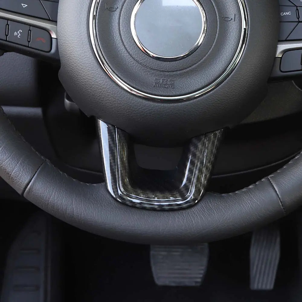 For Jeep 2015+ Renegade/ 2017-2021 Compass Steering Wheel U-Shaped Decoration Cover Trim