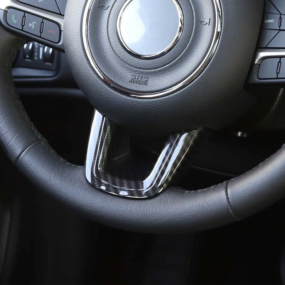 For Jeep 2015+ Renegade/ 2017-2021 Compass Steering Wheel U-Shaped Decoration Cover Trim