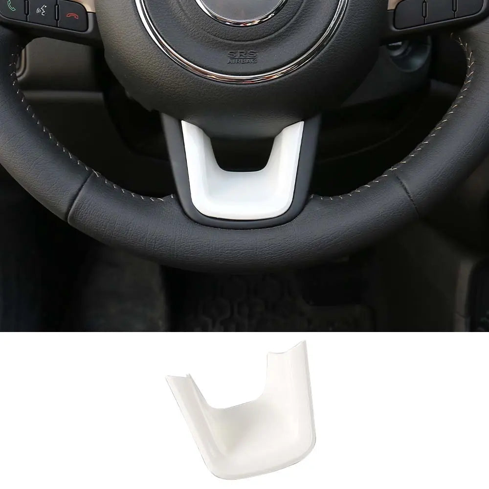 For Jeep 2015+ Renegade/ 2017-2021 Compass Steering Wheel U-Shaped Decoration Cover Trim