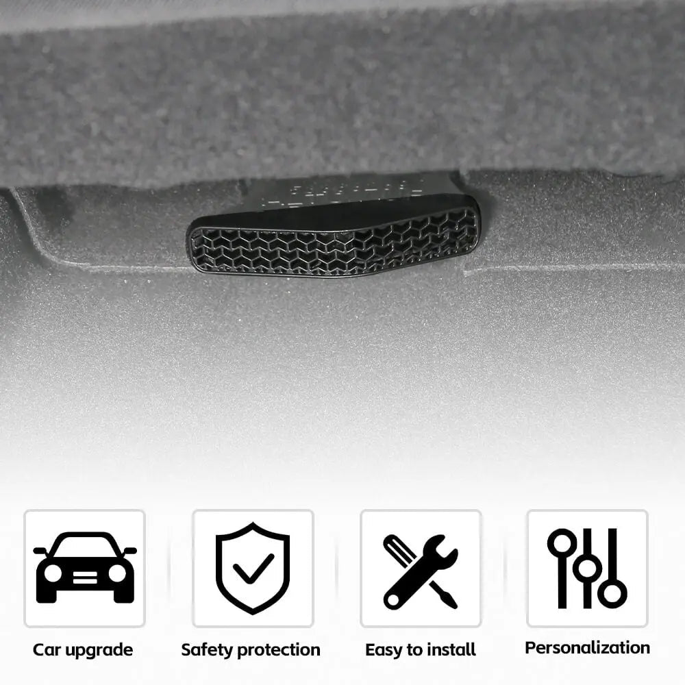 For Jeep 2015+ Renegade/ 2017+ Compass Seat Under Air AC Outlet Vent Cover Trim Protection