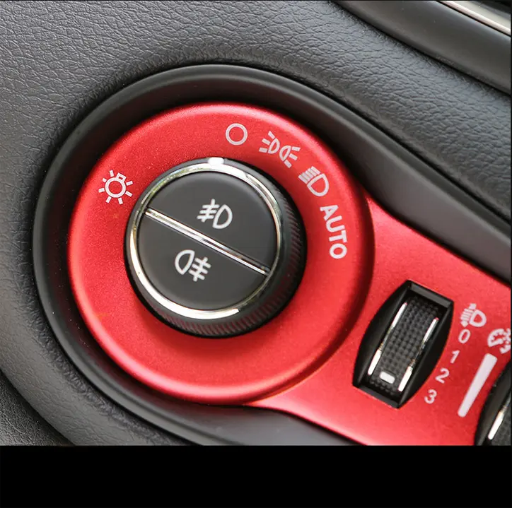 For Jeep 2015+ Renegade & 2014+ Cherokee Headlight Switch Trim Frame