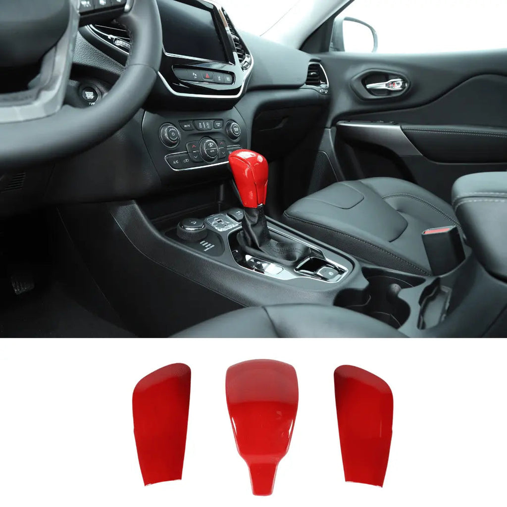 For Jeep 2019+ Cherokee/ 2018+ Grand Commander/Commander Gear Shift Knob Handle Trim Cover