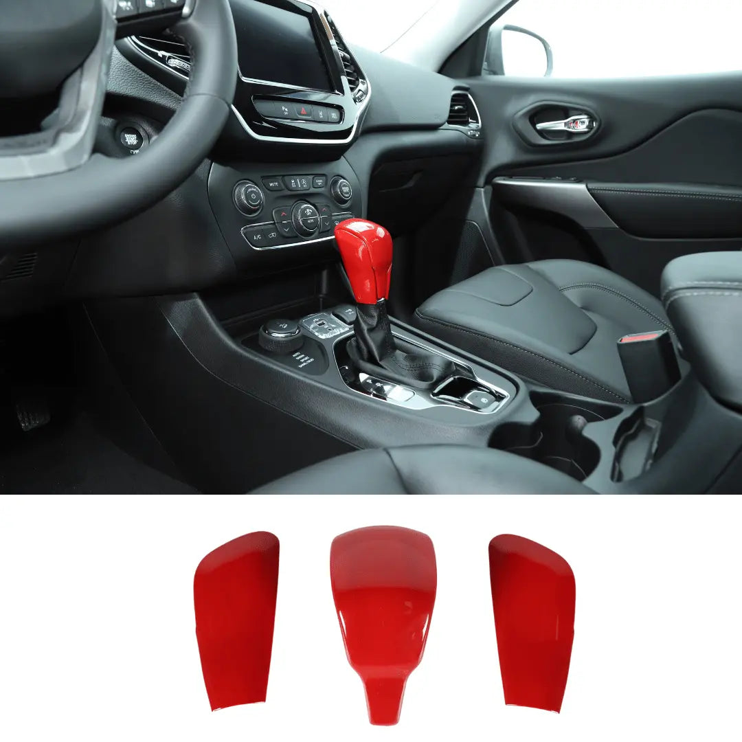For Jeep 2019+ Cherokee/ 2018+ Grand Commander/Commander Gear Shift Knob Handle Trim Cover