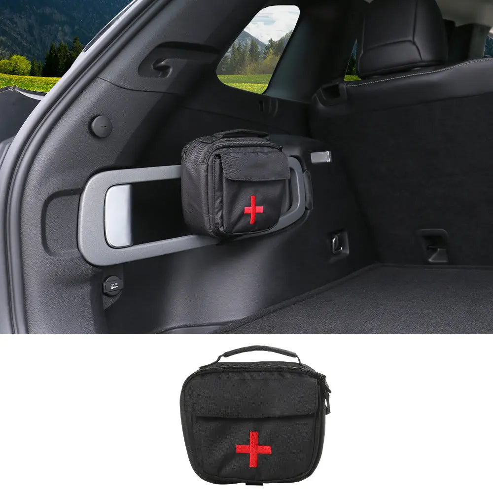 For Jeep Cherokee Trunk First Aid Storage Bag With Logo Black