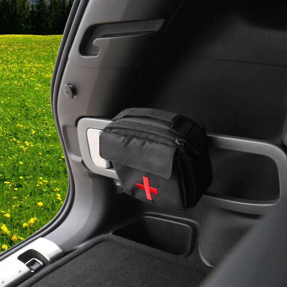 For Jeep Cherokee Trunk First Aid Storage Bag With Logo Black