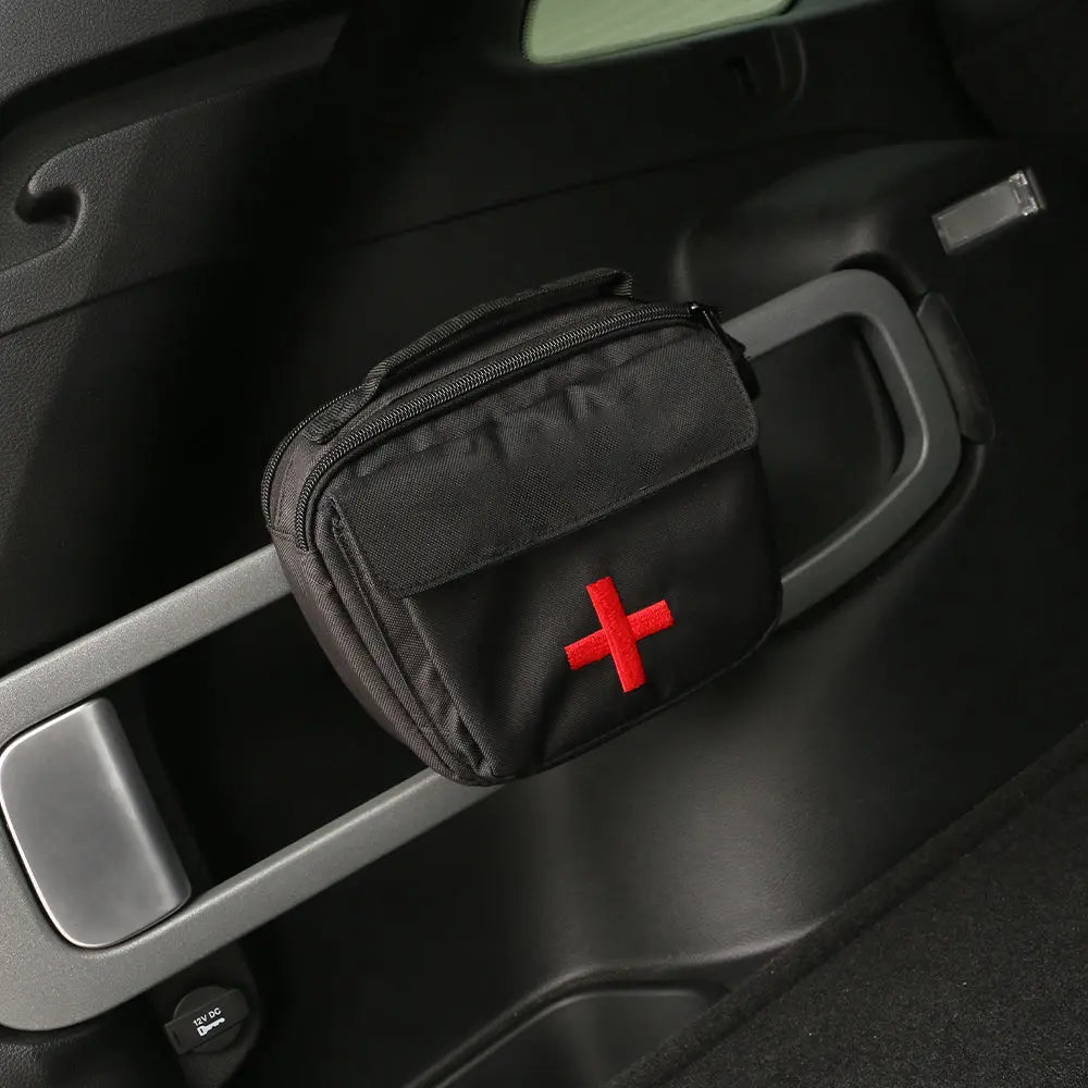 For Jeep Cherokee Trunk First Aid Storage Bag With Logo Black