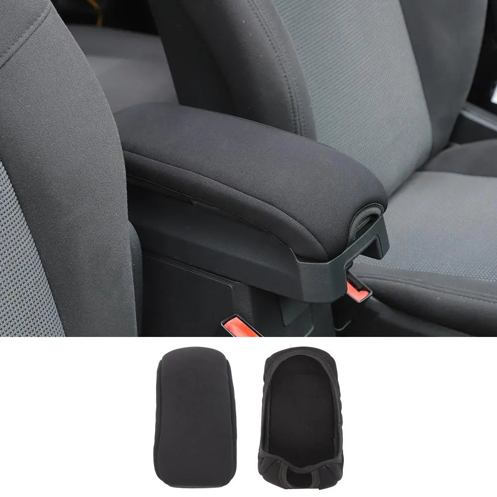 For Jeep Compass 07-16/Patriot 11-16 Center Armrest Box Cloth Cover Black